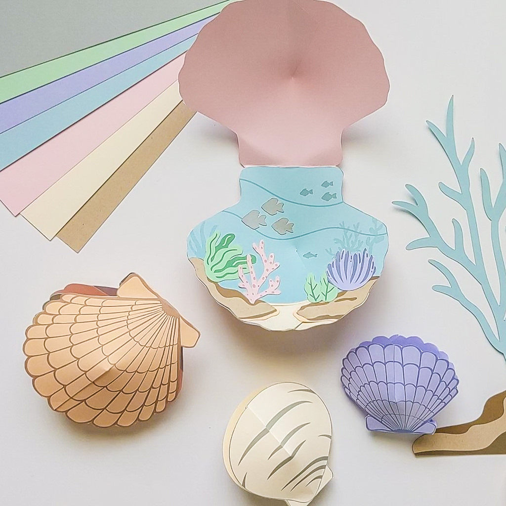 Paper Plate Seashell Craft for Preschoolers - Artsy Craftsy Mom