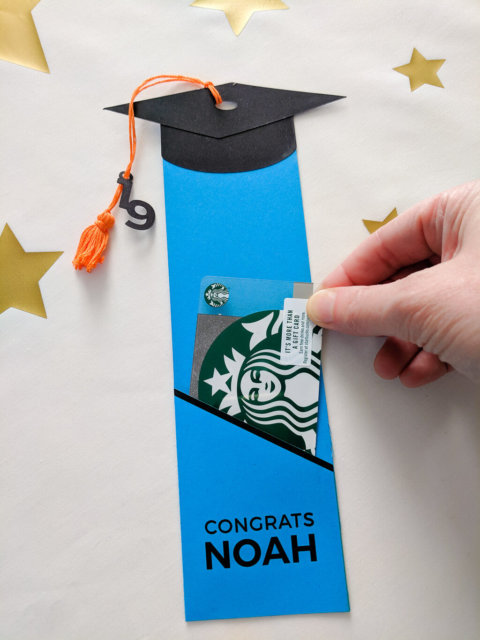 Graduation Gift Card Holder Bookmark - Free Printable Template to DIY ...