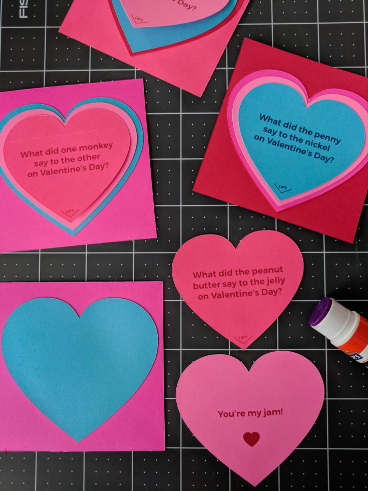 Valentine's Day Jokes Printable Valentines for Kids Classroom Exchanges ...