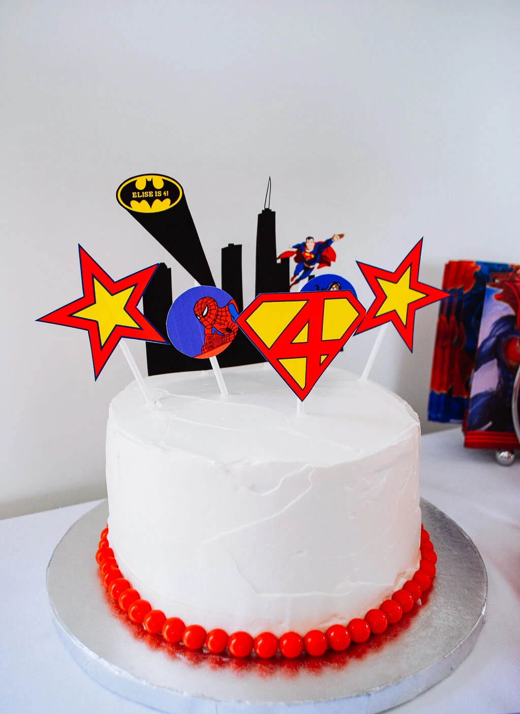 Superhero Party Cake Topper Cake Topper Party Decor boy - Etsy