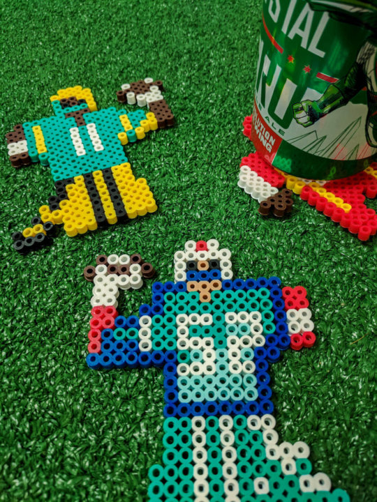 Football craft for kids: DIY football player coasters for drinks ...