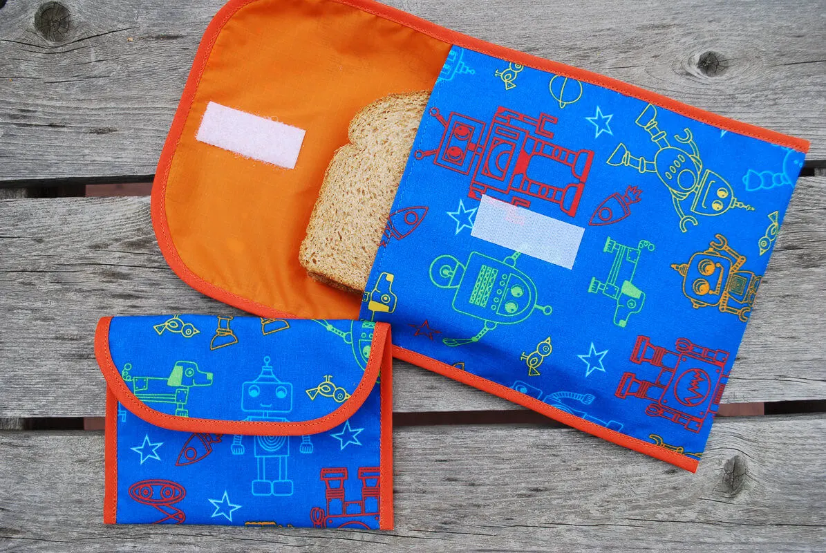 Reusable Lined Snack Baggies - Happy Hour Projects