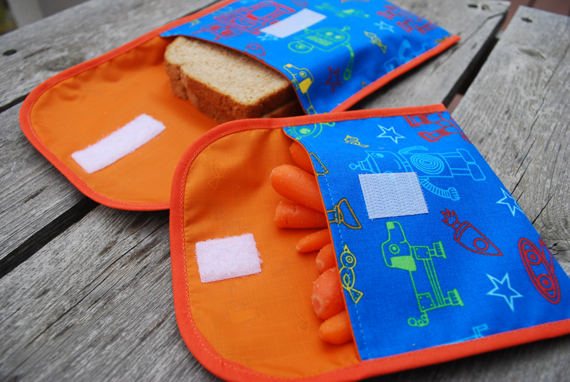 How to Make Reusable Sandwich Bags and Snack Bags - A Beautiful Mess