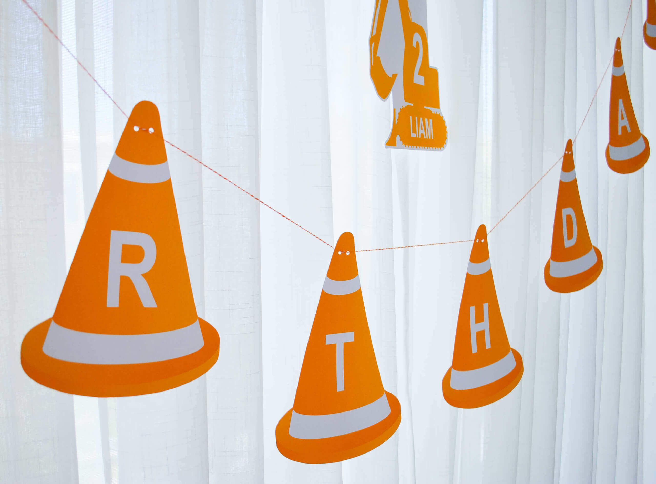 Printable Construction Signs For Kids Party