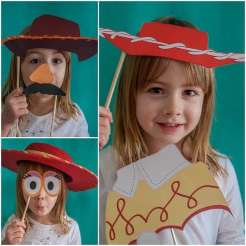 Toy Story Photo Booth Props {free printable PDF} - Merriment Design