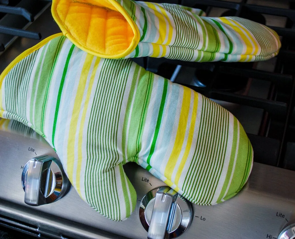KitchenAid - Wearing oven mitts more than mittens. That's